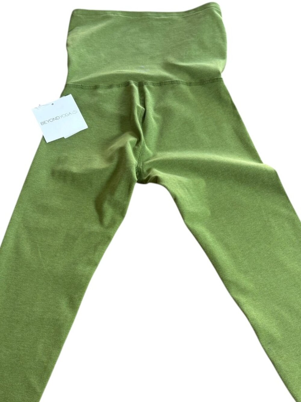 NWT Beyond Yoga Beyond the Bump Maternity Leggings Heather Fern Size S